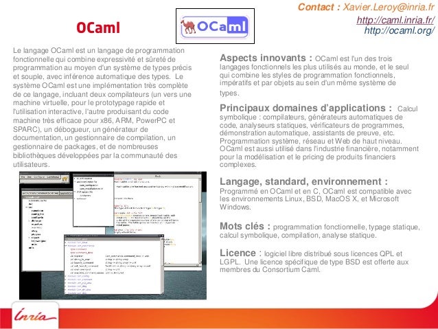 TÉLÉCHARGER CAML INRIA GRATUIT INRIA TÉLÉCHARGER GRATUIT CAML